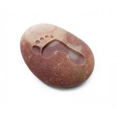 Stone with footprint, 6 cm