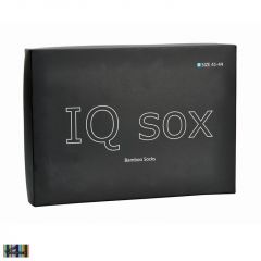 IQ SOX Gift box, 7 pairs of socks w / no. (BLACK) - Select size